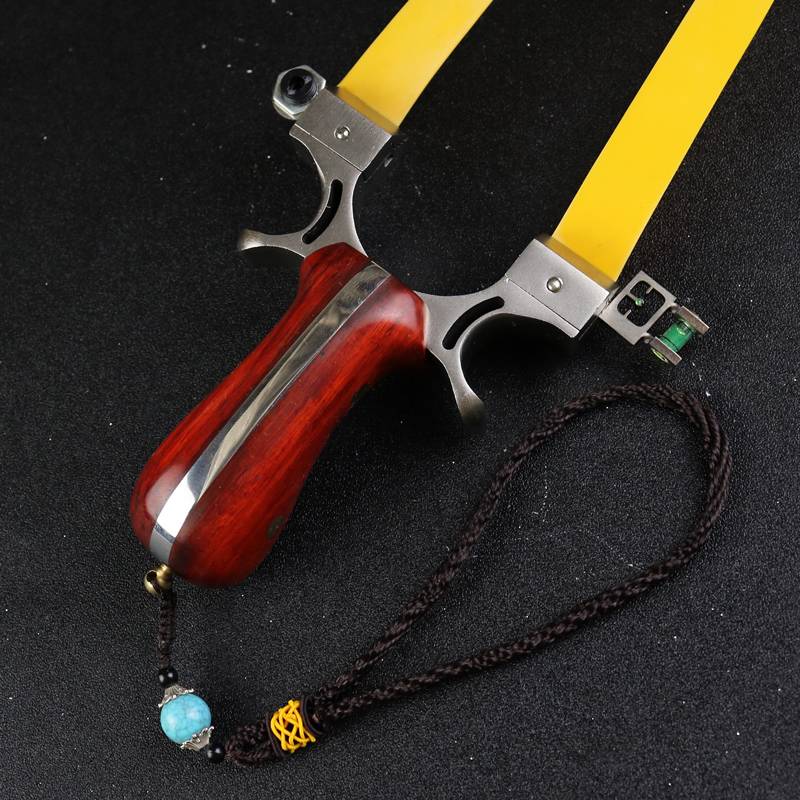 Slingshot long -shot solid wood high -precision high -pressure infrared laser new naked bow large power high elastic competition special