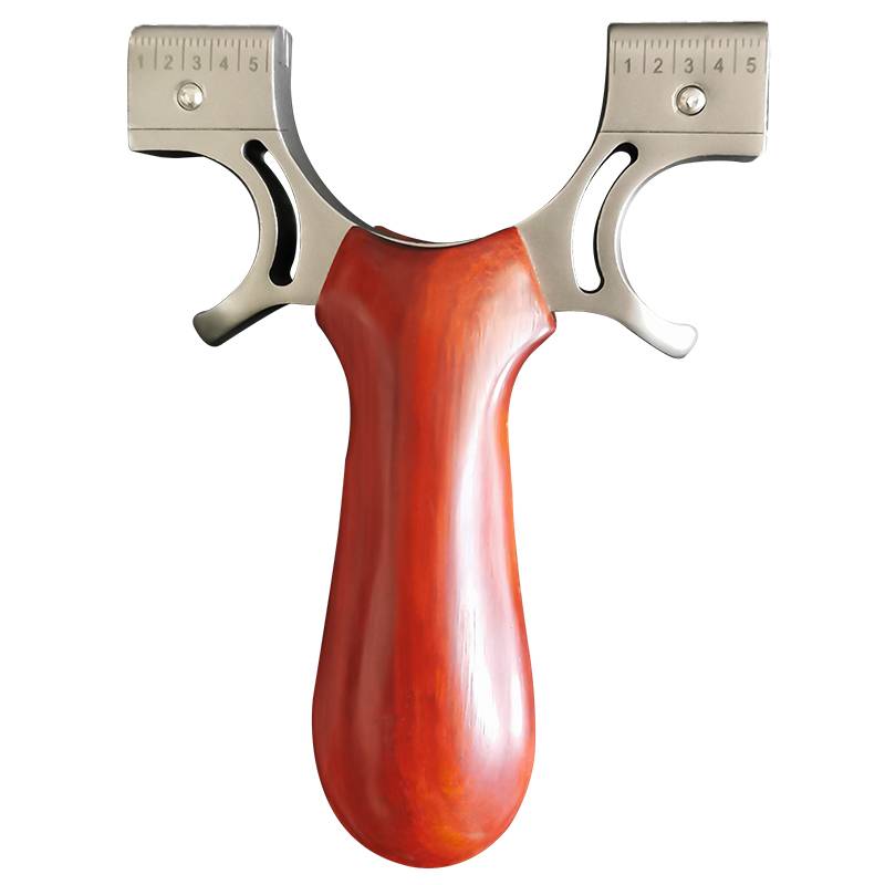 Powerful Athletic Flat Skin Bow Bow Outdoor Senior Professional Woodpower Slingshot Slinges High U Meditation Powerful