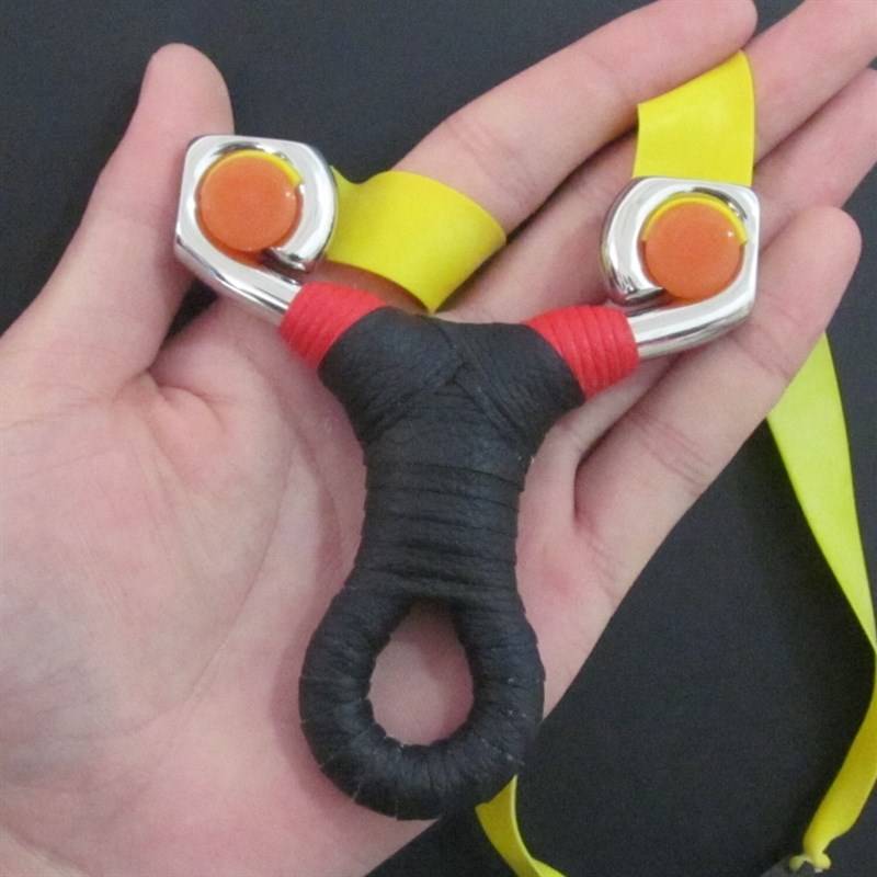 Traditional Cold Bend 30g4 Stainless Steel Platform Goku Flat -Speed Sub -Board Handmade Revitalized Tibetan Antelope Fox Slingshot