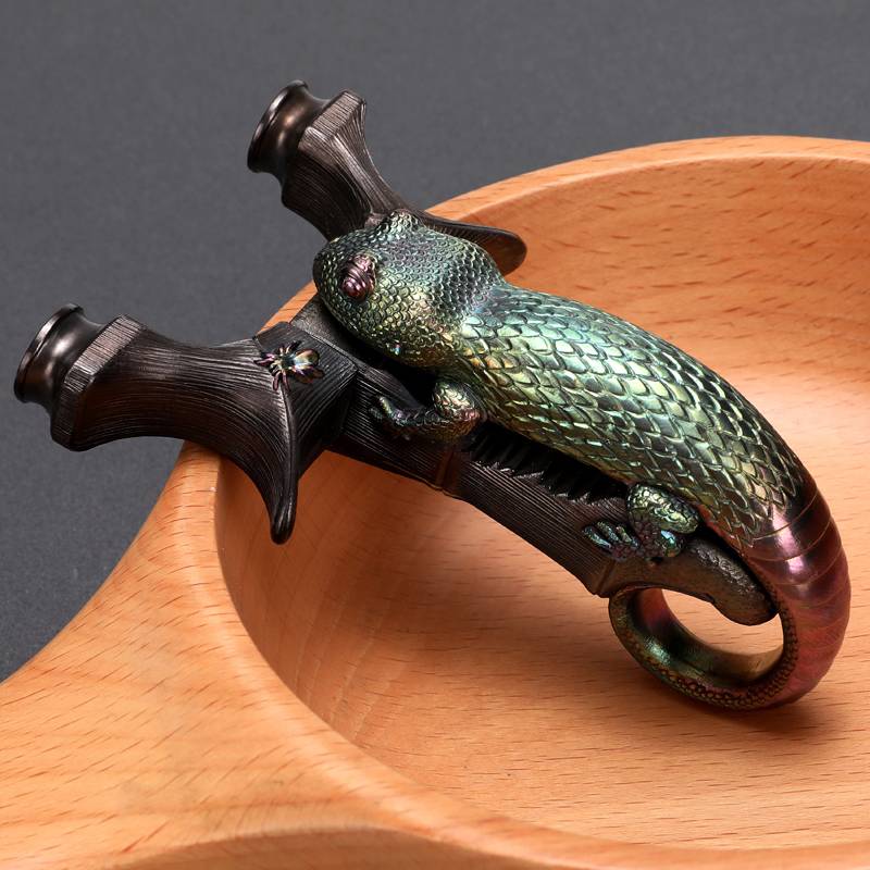 Frog-eye gecko, all titanium alloy, flat-fly, anti-convulsive