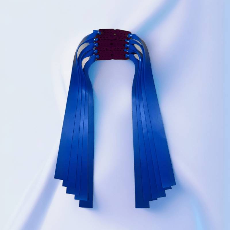 Slingshot flat rubber gluten supersonic high bomb durable flat rubber band slingshin skin