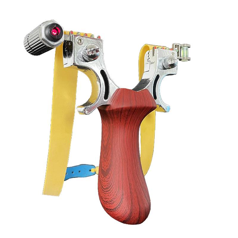 New slingshot Daquan adult outdoor actual combat competition high power high accuracy flat rubber band laser infrared sight