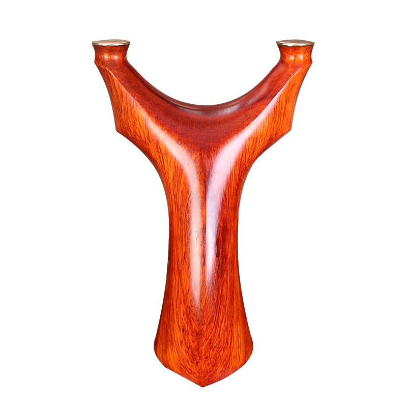 Bouncing fork wood slingshot Tiansheng rosewood solid wood antico bow flat skin B outdoor precision large power 80 increases bow door bombs