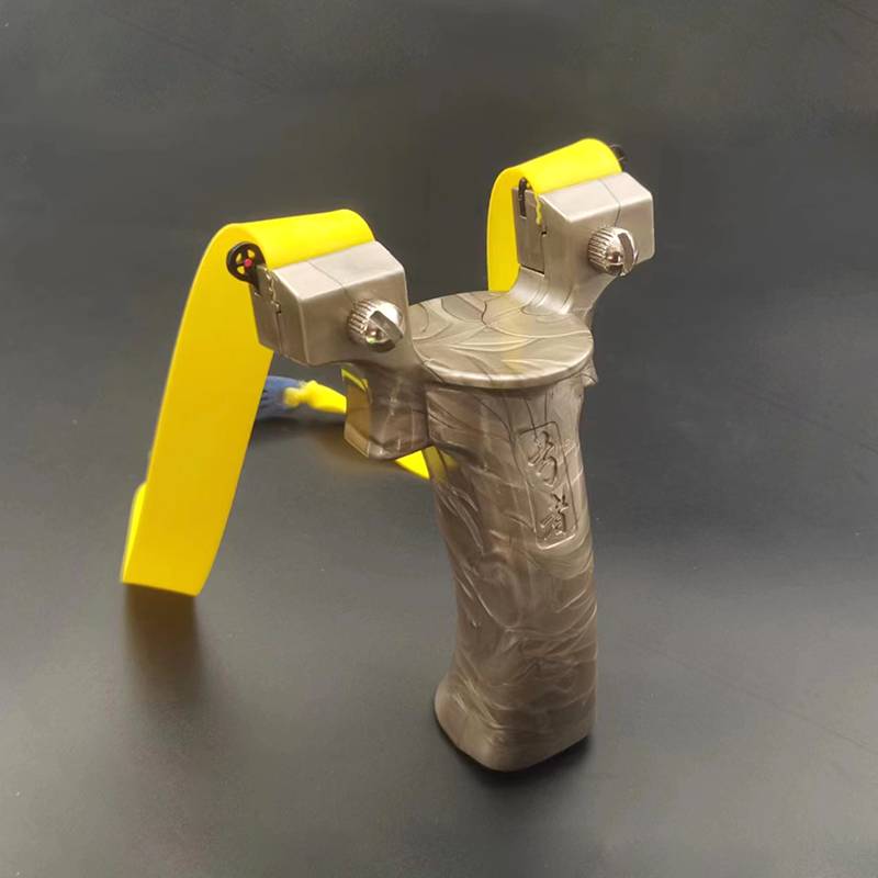 Bow, Hongjia VIP polycarbon -free flat skin slingshot High -precision fast pressing elastic adult competitive bullet rack