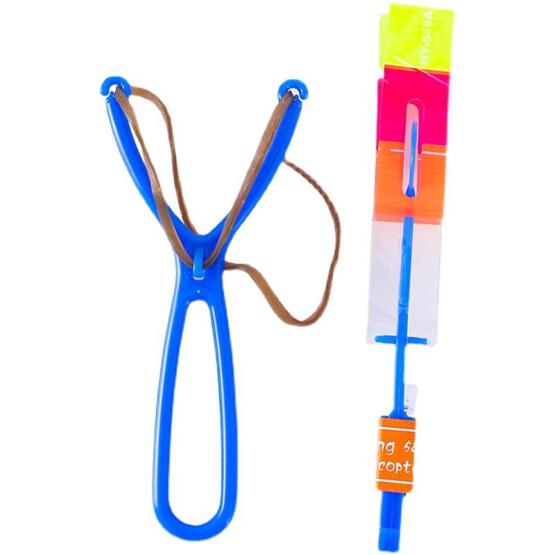 Lighting slingshot flying arrow ejaculation tox, cloud arrow, children's flashing outdoor toys dual flashes flying arrow night market stalls