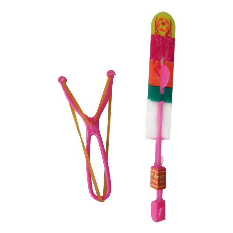 Large slingshot of light mouth whistle arrow flash bamboo dragonfly flying sky blue light flying sword push ground stall toys hot