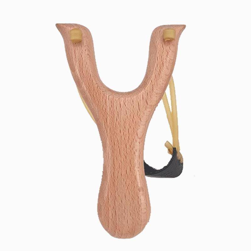 Boy wooden children toy boun worker, rubber band high -precision solid wood fork sniper sniper wooden slingshot