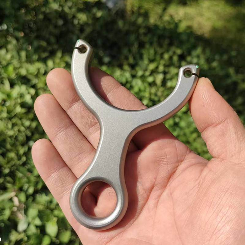 Xingchen Outdoor DTC21 new big power waves single card ball free flat rubber band slingshot high -precision workers