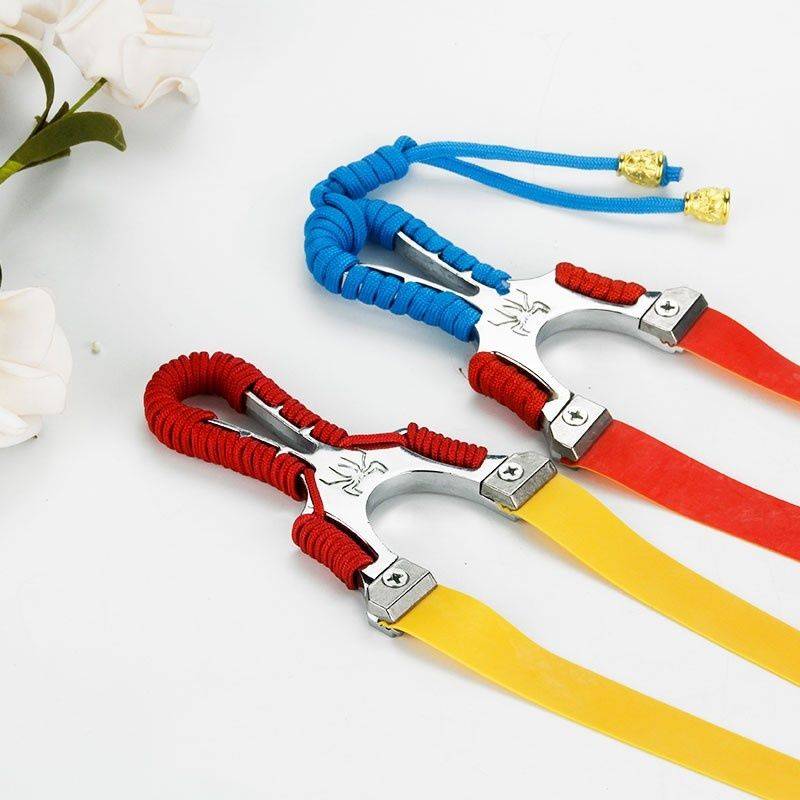 Press -free flat -skinned slingshot High accuracy Outdoor powerful fast pressure bow large power shelf