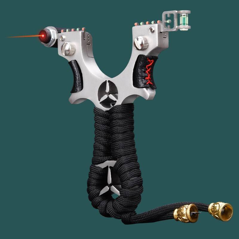 New high -precision flat skin, high -precision large power bombs single genuine outdoor laser stainless steel fast pressure precise metal bow
