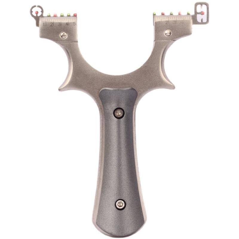 Stainless steel outdoor flat skin free to avoid slingshot fiber fiber aiming straight board slingshot precision outdoor slingshot star god