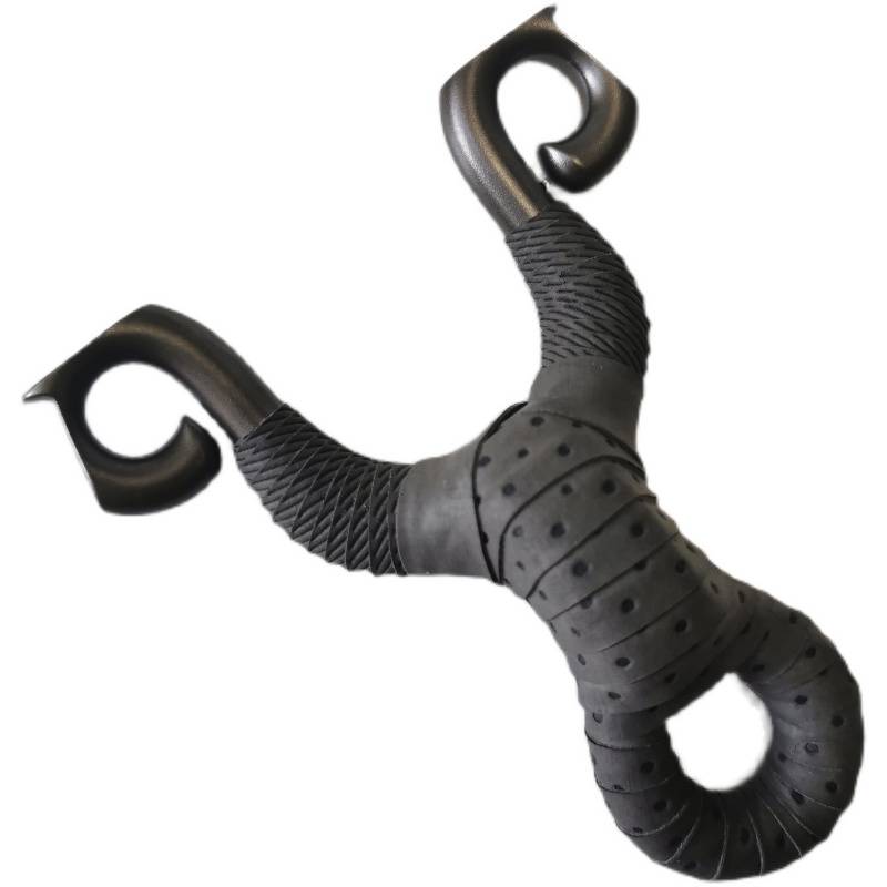 Cold bend slingshot new high -precision stainless steel cat eagle flat -head outdoor flat skin big power competitive traditional toys
