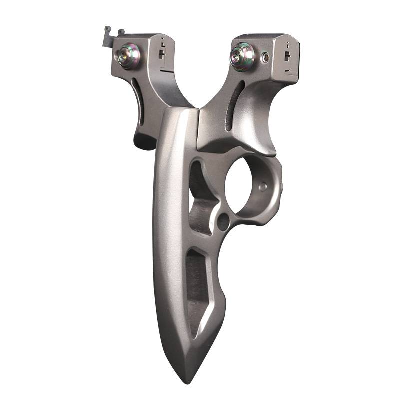 Slingshot flat skin High -precision Dazhong Ukraine U -Titanium -alloy Flat Duck Bow Slingshot Slingshot Slingshot Power New