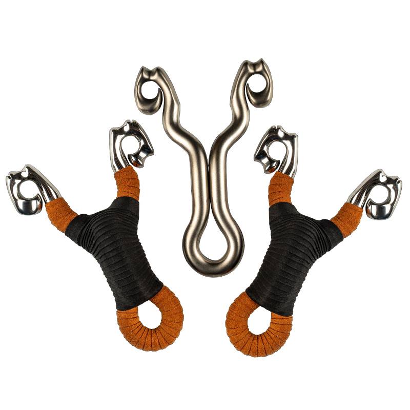 Traditional professional competitive F anti -song high -precision prawn large power outdoor stainless steel fox cold bend slingshow workers