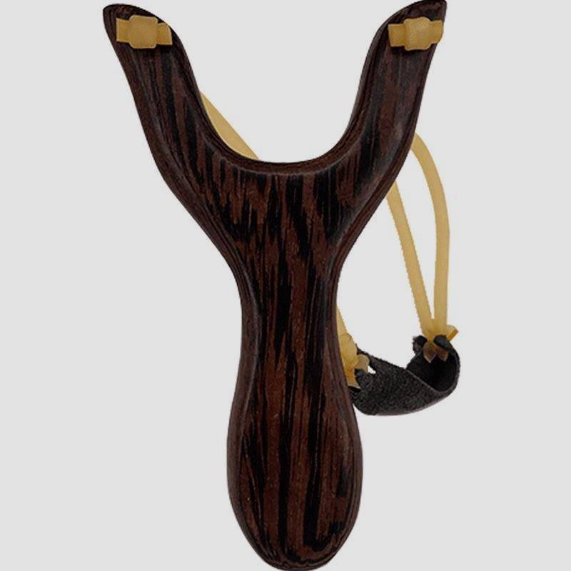 Slingshot of traditional wood slingshot outdoor competitive solid wood slingshot Classic adult children toy, wooden fork primary entry