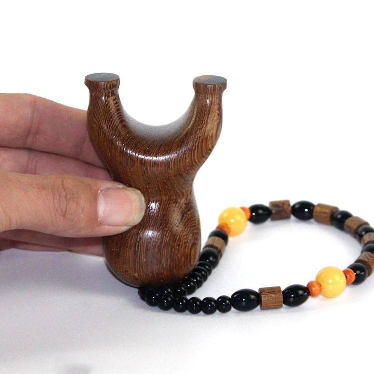 Flat Wooden Bow Bolk Palm in the Palm of Palm Palm of Bao Shi Wooden Bow Wooden Poor Pure Handmade Flying Flying Tiger Fork Wood