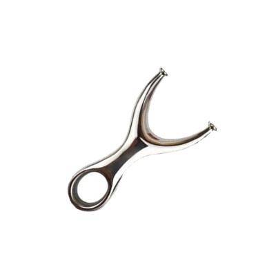 New product Xiaosan Bombers flat -skinned bow stainless steel outdoor competitive slingshot special military industry popularity neutrality