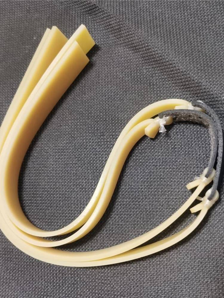 2.0 Thickening flat rubber band slingshot high elasticity and widening and growing power, durable, 1.5 extra thick rubber band