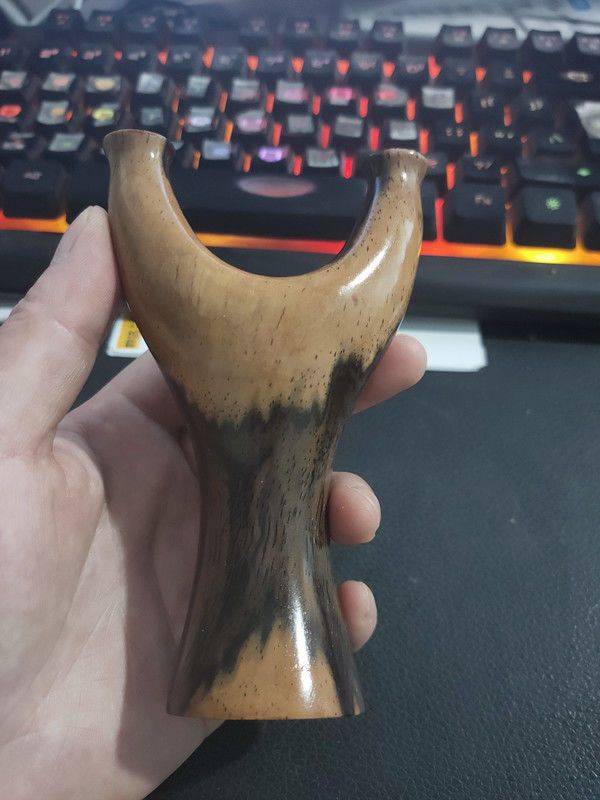 Ziguang sandalwood flying tiger slingshot wood -made log -flat skin bow anti -curved precision flying tiger fork slingshot outdoor outdoor
