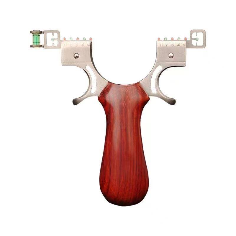 Xinjiang Tibet  solid wood small elephant Wuji chase dragon flat skin eat chicken slingshot infrared stainless steel fast pressure