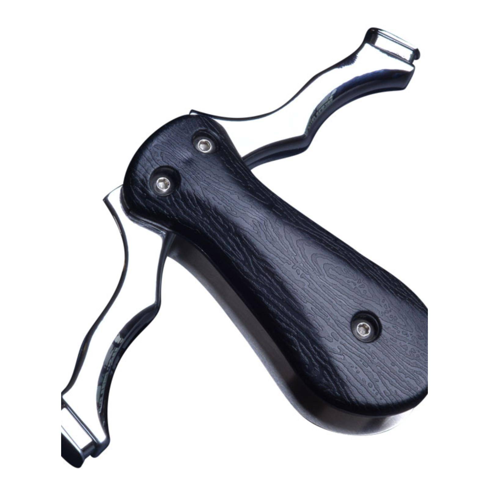 Outdoor stainless steel flat skin sling professional precision traditional folding slingshot solid wood -free pocket slingshot