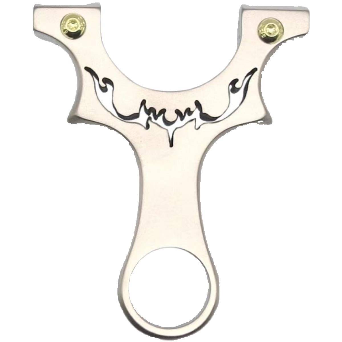Fire Bull slingshot stainless steel straight -board flat skin is exempt from fast pressure high accuracy outdoor competition big power professional slingshot
