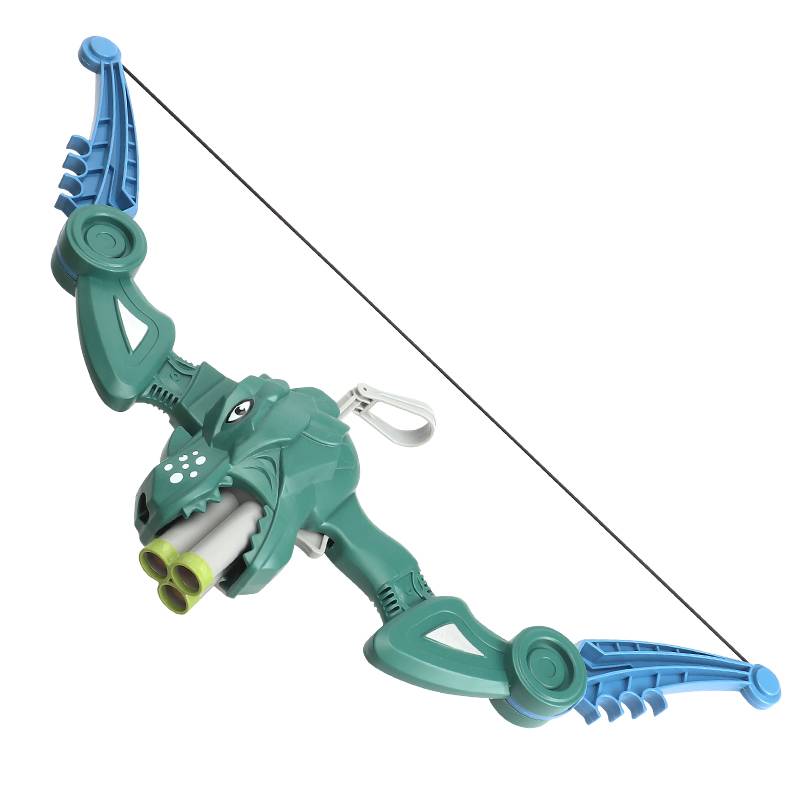 Children's dinosaur bow and arrow toy sleeve entry shooting shooting arrow crossbow target full suction cup children outdoor sports boy