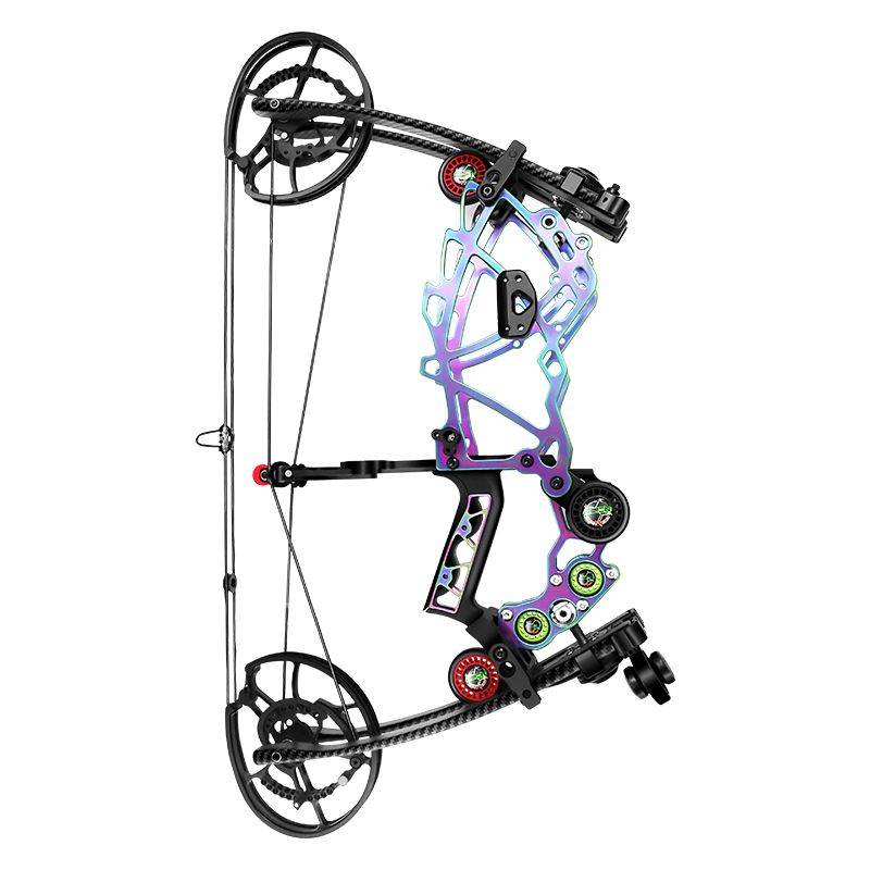 Naruto titanium alloy dual -use archery complex bows and arrows outdoor archery professional set short shaft pulley bow