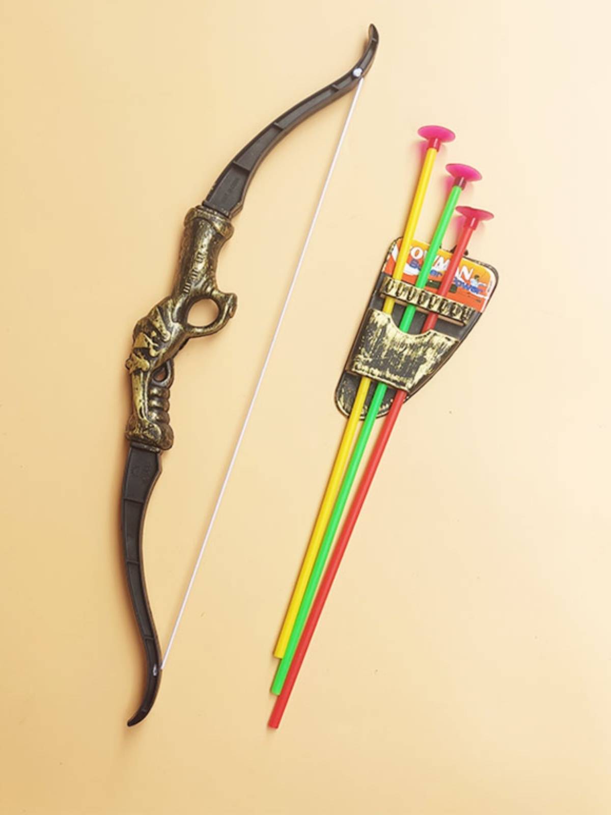 Children's bow, arrow toy set Soft arrow casual outdoor arrow shooting traditional crossbow arrow suction cup boys 3-12 years old