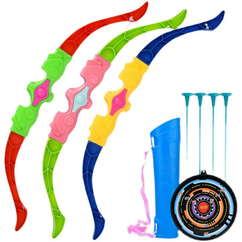 Children's Bow, Arrow toy Set Getting Start Shooting Crossbow Crossbollane A full set of professional suction cup children outdoor sports boys