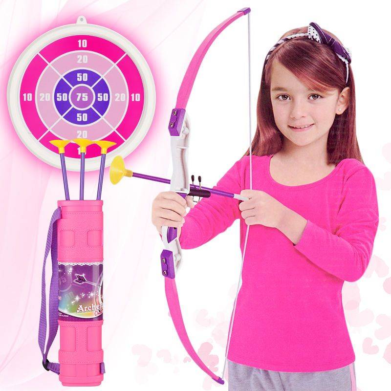Children's bow, arrow toy shooting toys shooting arrow suction cup, arrow target indoor outdoor bow and arrow set toy boy