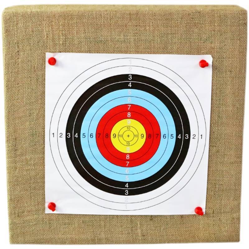 Shooting training target indoor arrow target outdoor shield cloth shooting grass target chest ring target paper children's toys anti -curved bow box