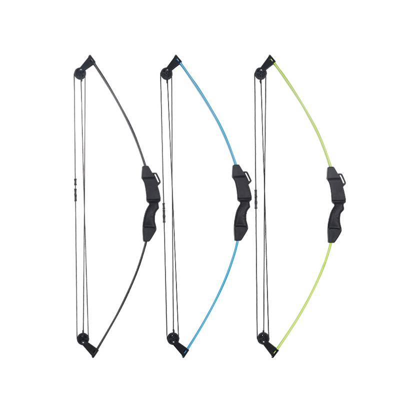 Manufacturer's new children's composite pulley bow parent -child game archery training equipment bow and arrow toy three -color optional