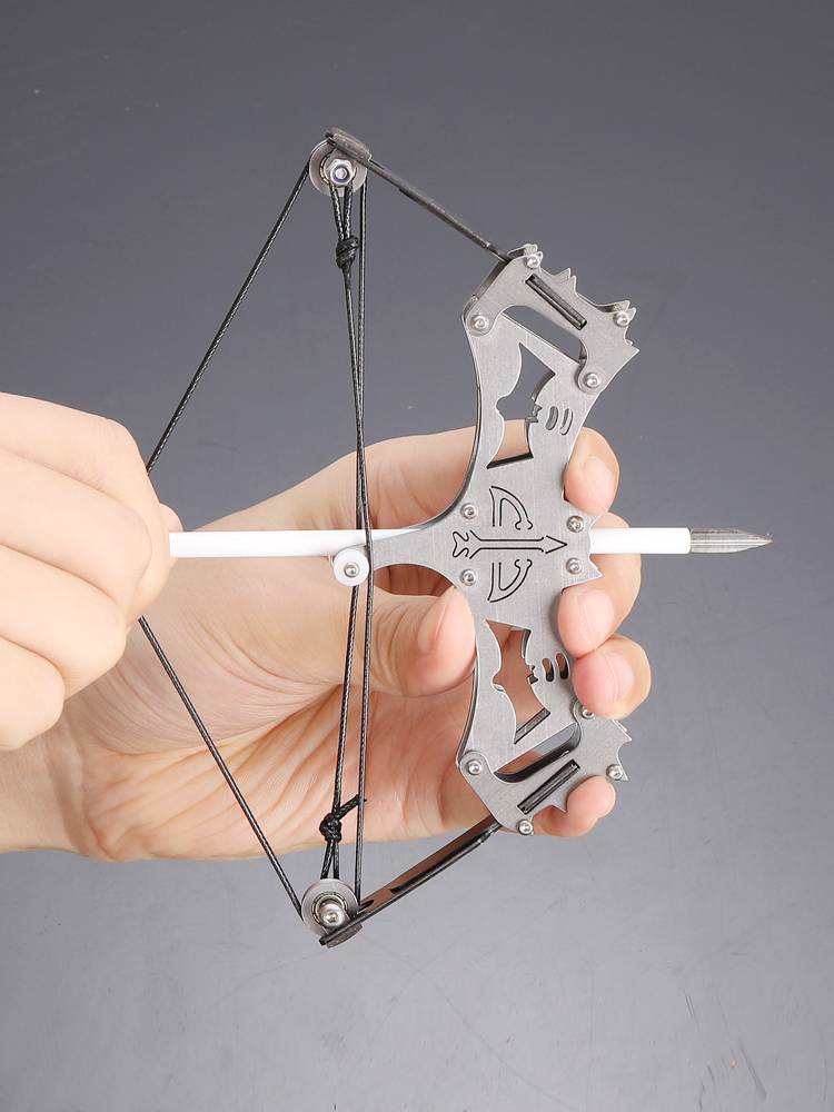 Stainless steel bow, arrow arrow, composite bow, arrow bow, arrow, bow arrow reverse bow arrow weapon small bow shooting composite bow SS