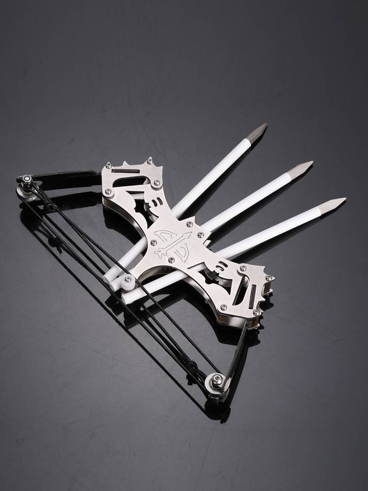 Stainless steel bow, arrow arrow, composite bow, arrow bow, arrow, bow arrow reverse bow arrow weapon small bow shooting composite bow SS