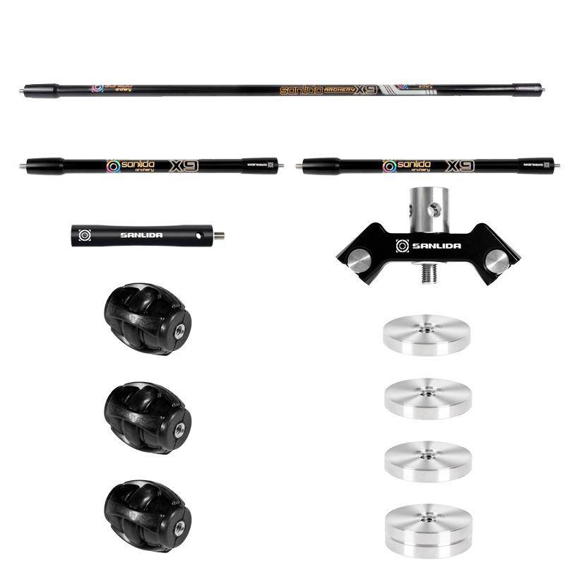 Spot Silida X9 Athletic Bow Board Balanary Ring Set fast disassembly arrow competition stabilized shock absorber
