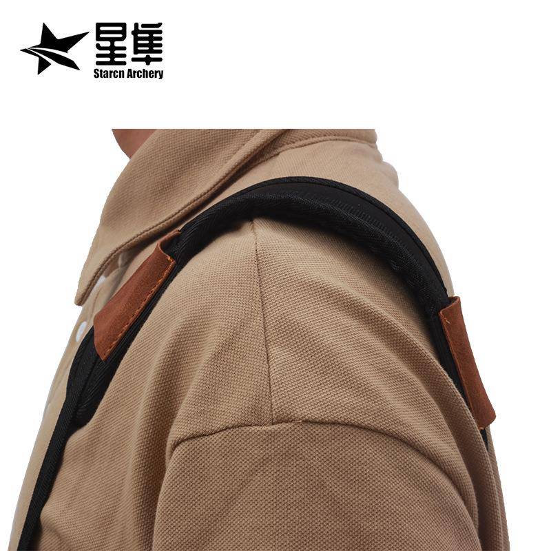 Factory direct selling the same bow and arrow with outdoor arrow shoulder strap back straps composite pulley bow and arrow universal magic sticker