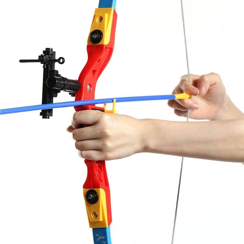 Children's bow, arrow toy anti -curved bow shooting set professional parent -child indoor sports safety suction cup target
