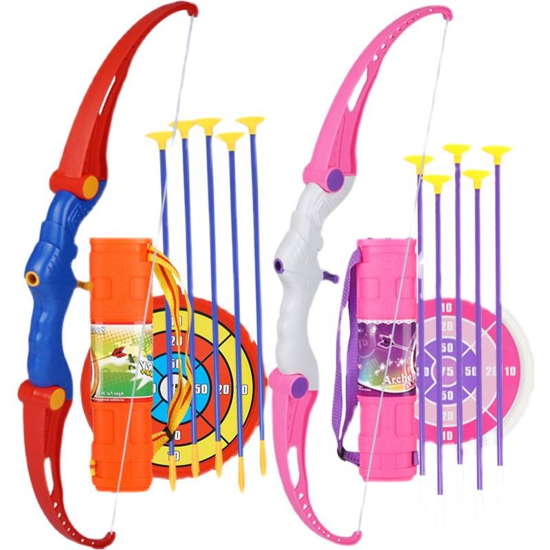 Children's sucking dart dart children's bow and arrow toy shooting toy shooting archery suction cup absorbing target indoor outdoor bow and arrow