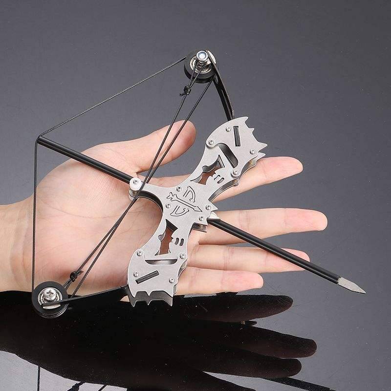 Edition stainless steel mini composite micro pulleus anti -shooting bow arrow dart/shooting/archery bow and arrow