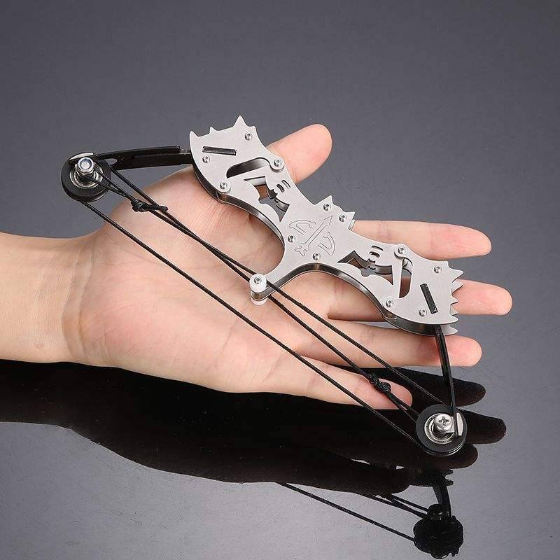 Edition stainless steel mini composite micro pulleus anti -shooting bow arrow dart/shooting/archery bow and arrow