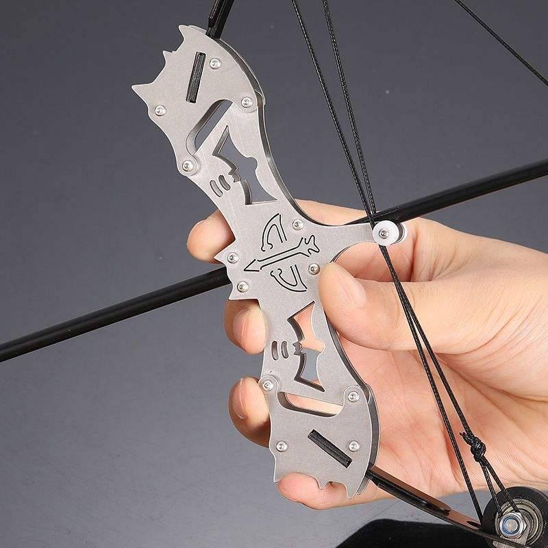 Edition stainless steel mini composite micro pulleus anti -shooting bow arrow dart/shooting/archery bow and arrow