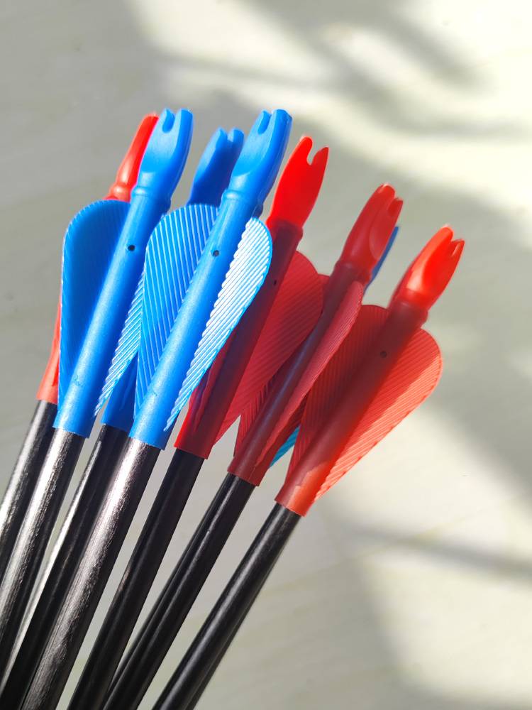 8mm integrated feather glass fiber arrow arrow arrow arrow feathers anti -curved bow straight bow and beautiful hunting bow, arrow arrow accessories