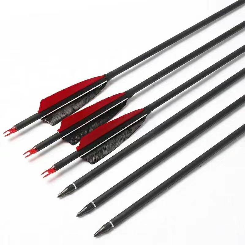 New archery sports equipment bow and arrow mixed carbon arrow can be changed to compound anti -curved bow and arrow only 