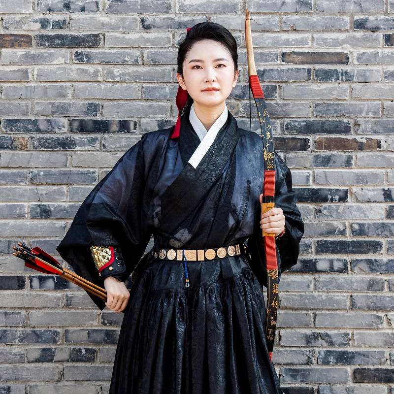 Han Changxue Traditional Bow and Arrow Sports Professional Archery Chinese Ancient Ming Mongolian Bow Novice Shooting Perseverants Revolutionary Bow