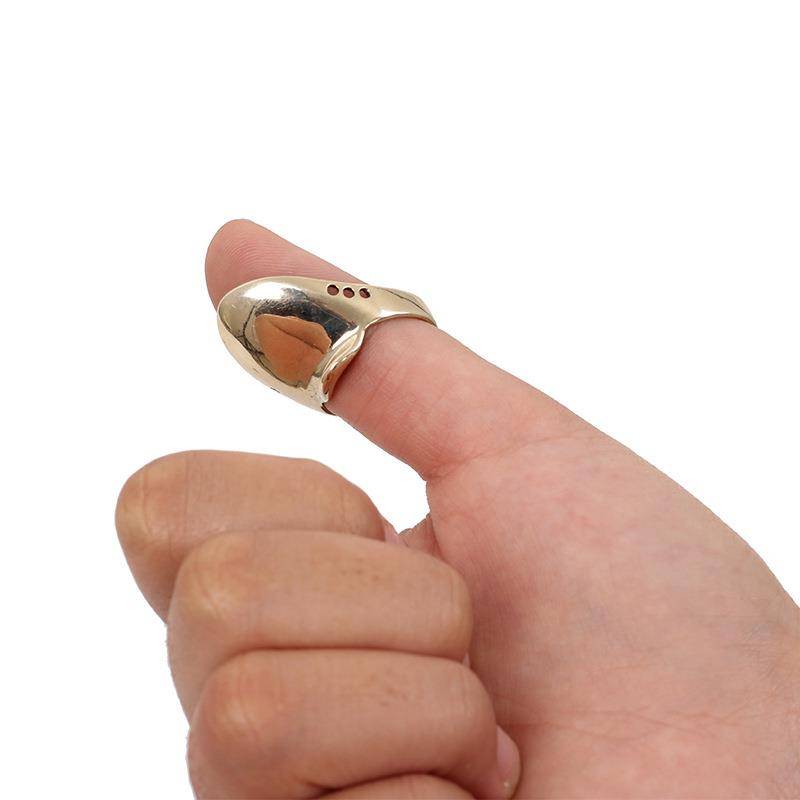 Archery Bronze Fingers Finger Traditional Revitalized Bow Arrow Archery Equipment Multi -Speed Mongolian Finger Finger Spot