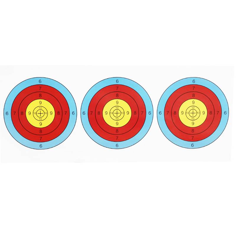 Bow, arrow arrow target paper full -ring triplet triggeine compound thickened contest full -ring arrow felling target paper