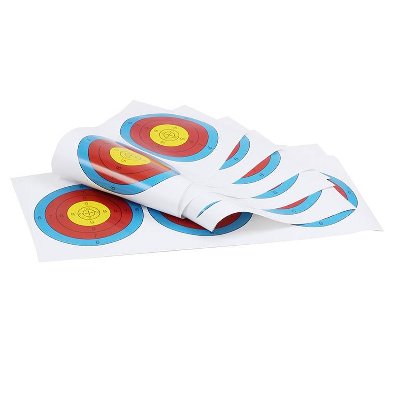 Composite anti -curved bow shooting arrows, two -united three -united 120 80 semi -ring 40 full -ring target paper target bow and arrow target ring