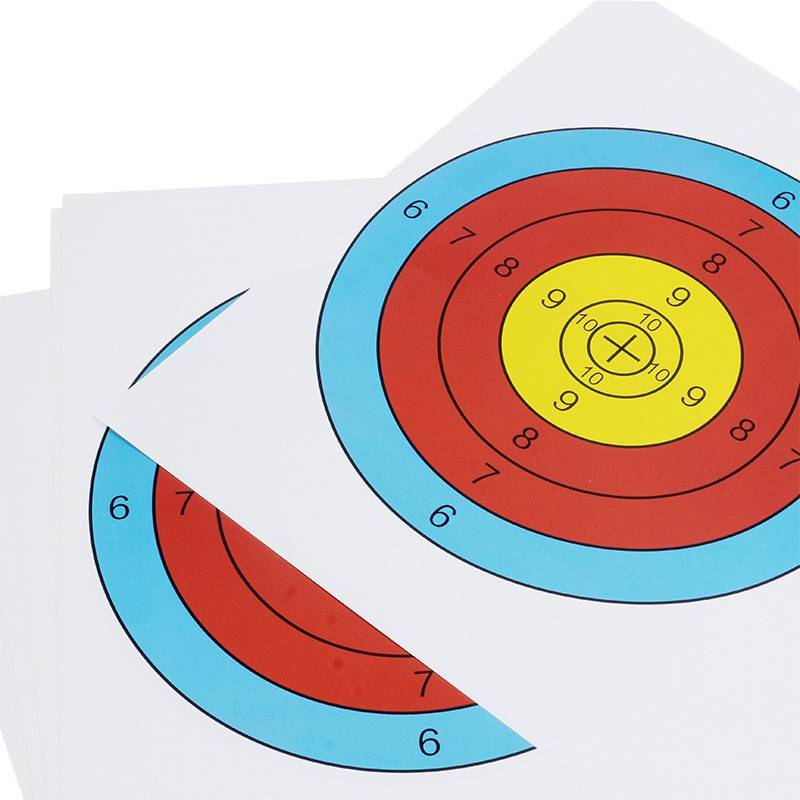 Composite anti -curved bow shooting arrows, two -united three -united 120 80 semi -ring 40 full -ring target paper target bow and arrow target ring
