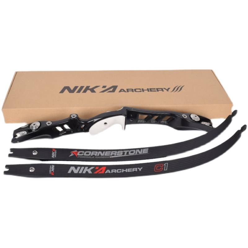 Nika Atletico Bow 66 -inch Professional Archery Shooting Competition Sports Training Carbon Bow Bow Set